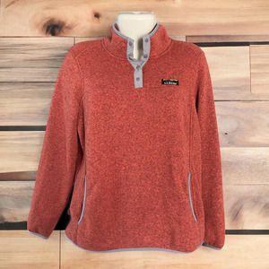 L.L. Bean Women's Red Pullover Top